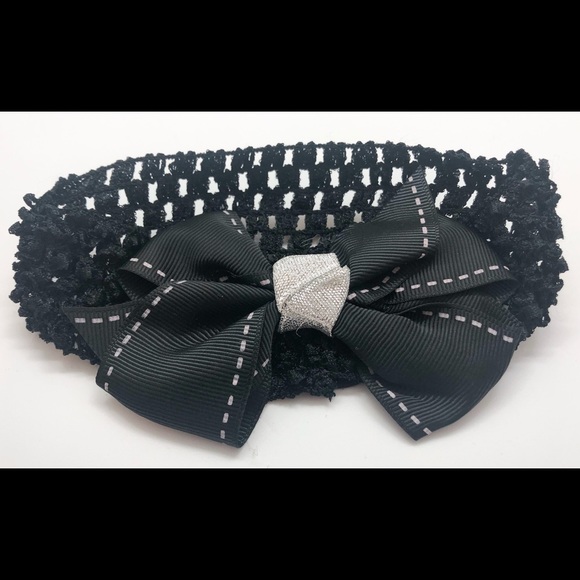 Baby Girls Headband with Bows - Picture 2 of 2